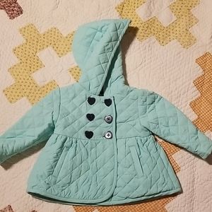 Quilted blue jacket